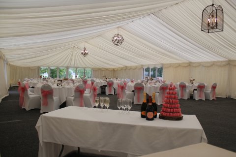 Lakeview Marquee - Wedding Breakfast - Heart of England Events & Conferencing