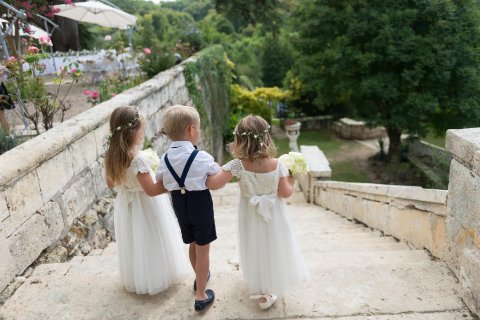 cuttest bridal party - French Wedding Chateau 