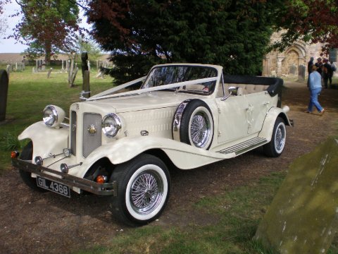 Beauford Roof off - Barry's Bridal Classic Cars