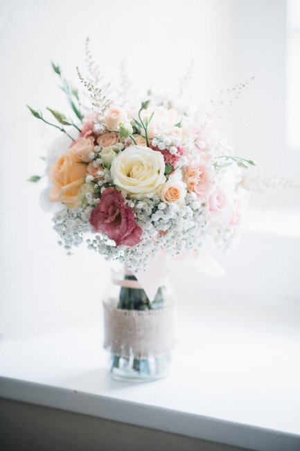 Wedding Venue Decoration - White House Flowers-Image 16186