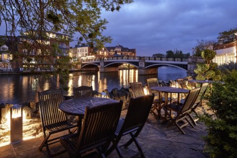 Riverside Terrace - Sir Christopher Wren Hotel and Spa
