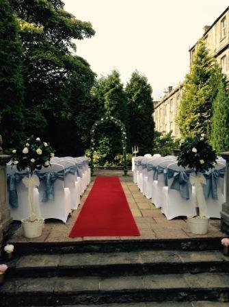 Outdoor Ceremony - Crowne Plaza Edinburgh- Royal Terrace
