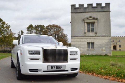 Luxury White Series 2 Rolls Royce Phantom Wedding Car - Platinum Cars