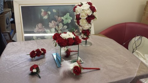 Wedding Flowers - Silk wedding flowers-Image 13442