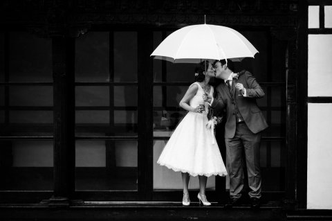 Lower Indian Room in the rain - Larmer Tree