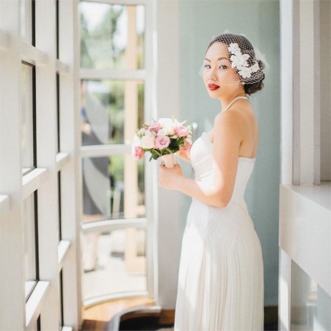 Wedding Hair and Makeup - Lipstick and Curls-Image 43813