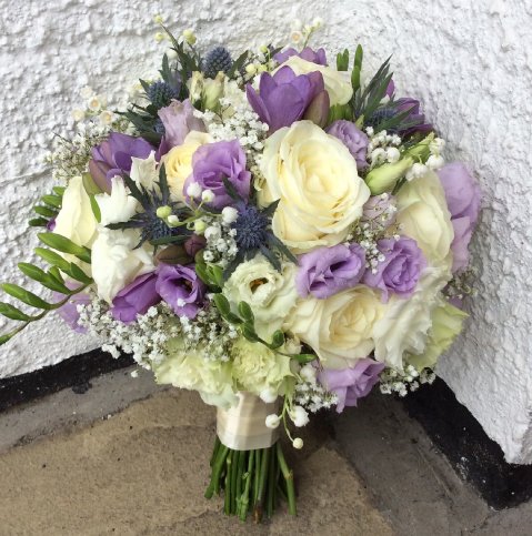 Ivory and Lilac Bouquet - Add Style UK Ltd