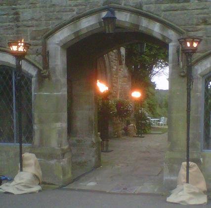 outdoor flambeaux-always set a great entrance look - Amazing Parties Ltd