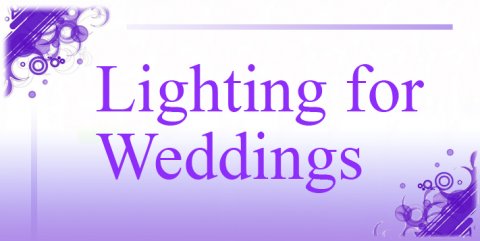 Logo - Lighting for Weddings 