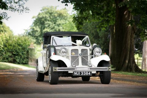 Bride arrival to Brooksby Hall - Brooksby Hall