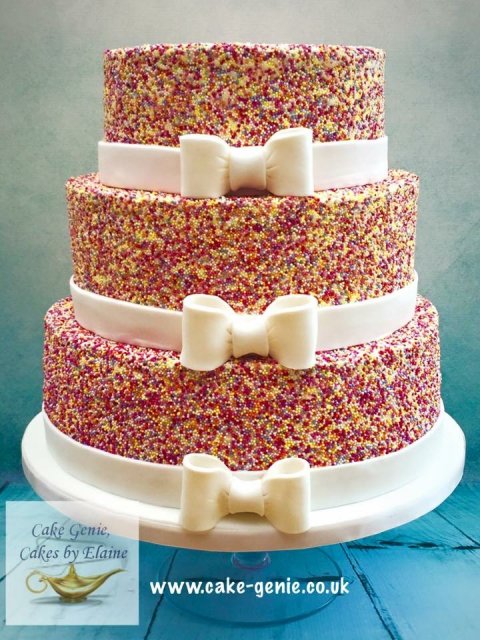 Rainbow Sprinkles - Cake Genie, Cakes by Elaine