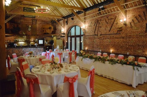 Barn Wedding Breakfast - Hunters Hall