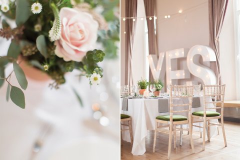 Table decorations - Three Sisters Bake