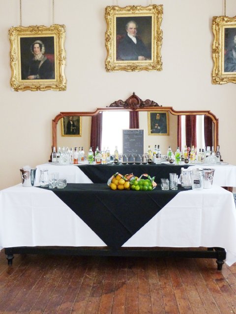 The dining room as a cocktail bar - Whitbourne Hall