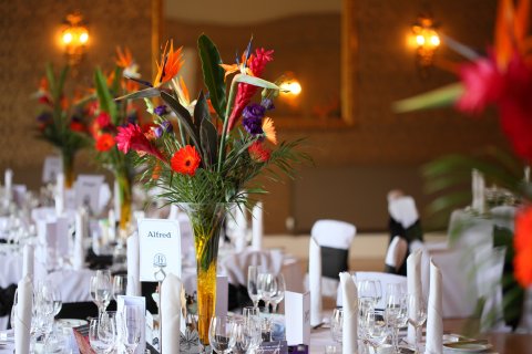 Clifton Suite set for the Wedding Breakfast - Clifton Pavilion, Bristol Zoo Gardens