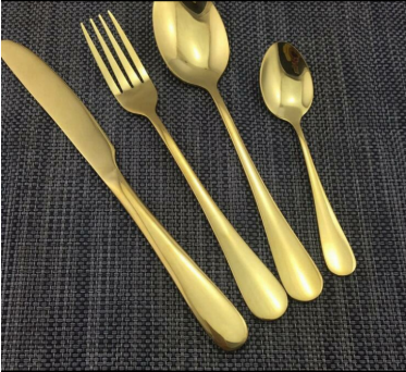 Gold Cutlery - Northants Budget Crockery Hire
