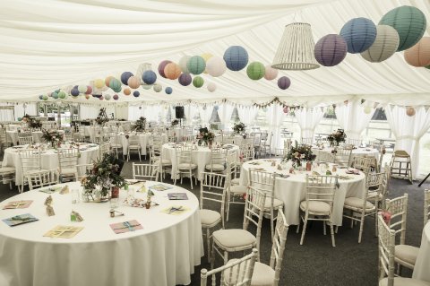Wedding marquee lanterns - The Hanging Lantern Company Ltd