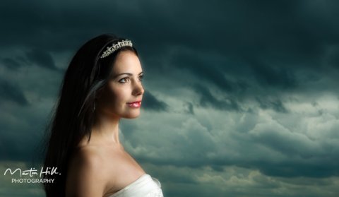 Bridal beauty shot - Martin Hill Photography 