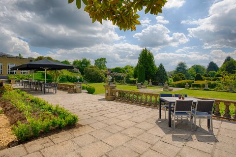 Back Terrace - Best Western Chilworth Manor