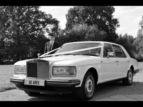 Wedding Transport - White Rolls Royce Wedding Car-Image 44767