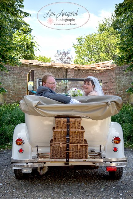 One of our lovely bridal cars 'Ryecroft Tourer' - All Aspects Wedding Services
