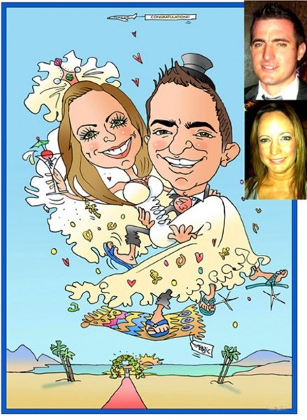 Wedding Guest Books - Caricatures by Soozi-Image 40031