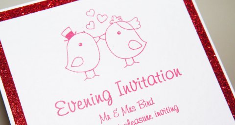 Love Birds Design - LEA Handcrafted Wedding Stationery