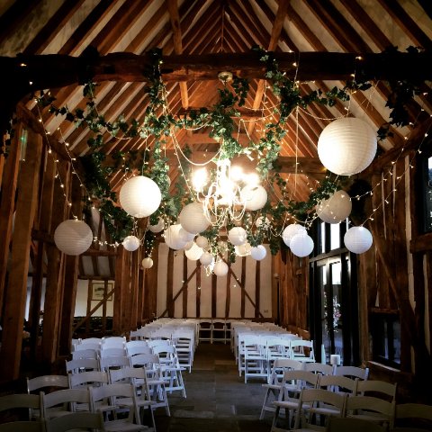 Our beautiful Grade II listed Essex barn which dates back to 1750 is where indoor weddings take place at High House - High House Weddings