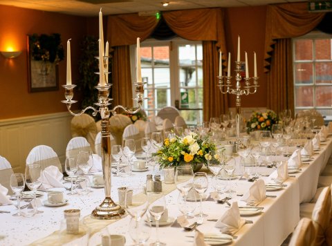 Wedding Table Set Up - The Georgian Hotel
