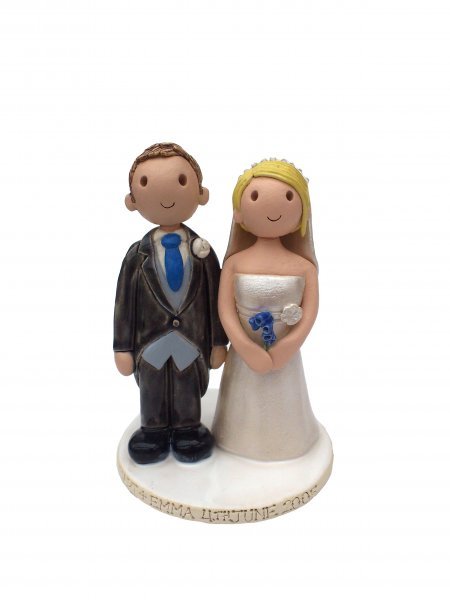 Ceramic wedding topper - Cake toppers
