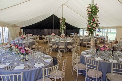 Beautiful marquee wedding receptions at West Dean near Chichester - West Dean College