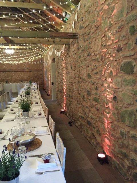 Uplighting - an effective way to transform a venue which can also fit in with your colour scheme - Make Believe Events