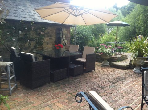 Badgers Courtyard Area - Badgers Outside Catering & Events