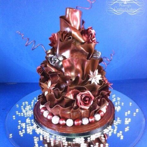 Chocolate Wrap cake - Karen's Crafted Cakes