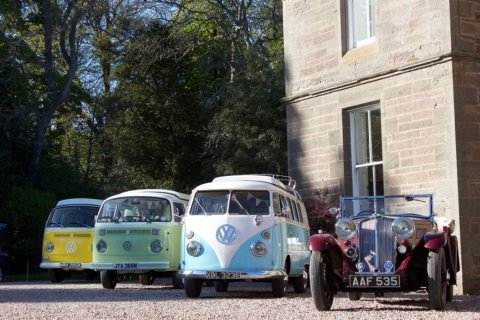 Our fleet of 4 wedding cars - View from the Slow Lane