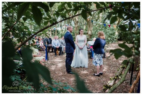 Woodland wedding at Trafford Hall Cheshire - Elizabeth Baker Photography