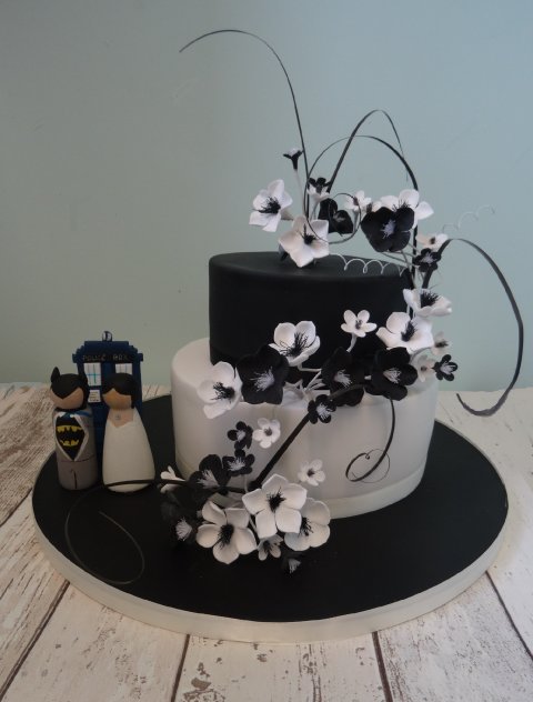 Black and white wedding - That Cake Lady