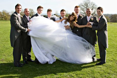 Bride having fun - DD Photography