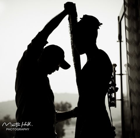 Getting ready silhouette - Martin Hill Photography 