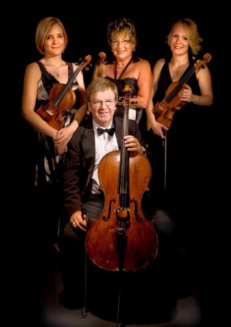 The Spring Quartet in the studio - the Spring Quartet