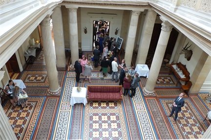 The Atrium viewed from the gallery - Whitbourne Hall