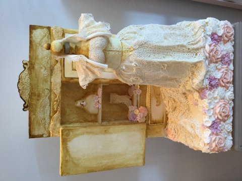 Asian Wedding Fair Peacock - Beachcomber Cakes and The Rocpool School of Baking Ltd