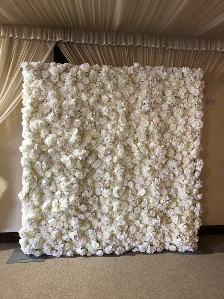 Ivory Flower Wall - Light Up Love