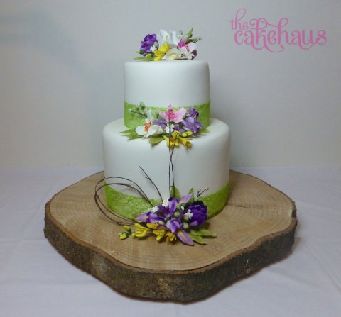 Spring Flowers - with delicate handmade sugar flowers - The Cakehaus