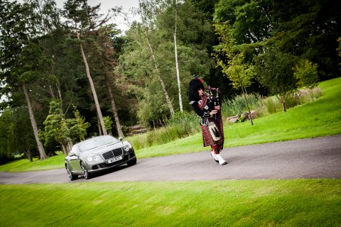 Grant car - Borders Bagpiper