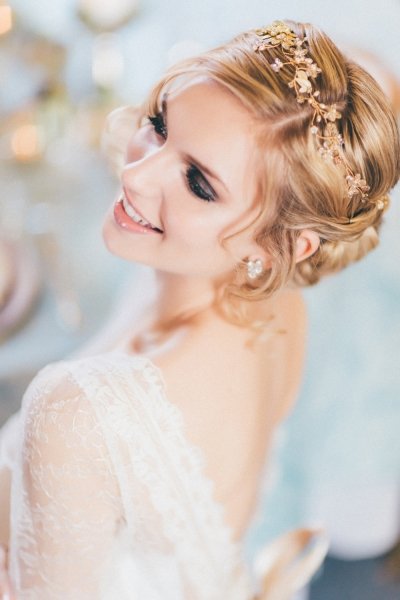 Wedding Hair and Makeup - Lipstick and Curls-Image 43824