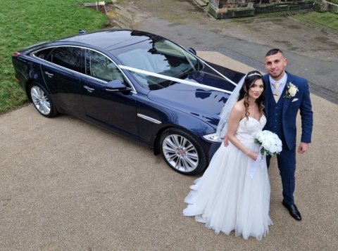 Jaguar wedding car - Leicester Wedding Cars