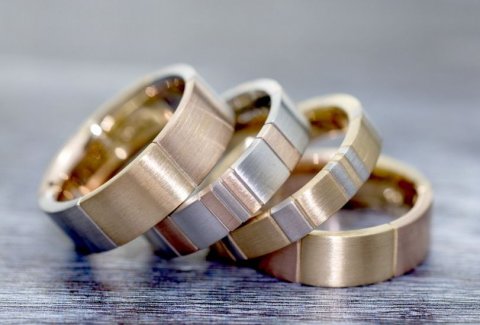 Men's wedding bands - Aurum designer-jewellers