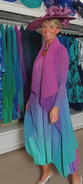 Alquema Dress and Coat - "L" Occasionwear Ayr