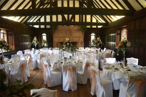Great Hall Wedding Breakfast - Leez Priory